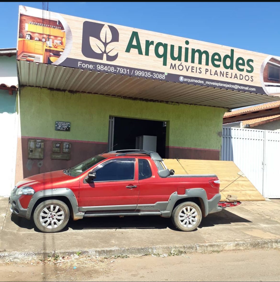 Fachada da loja